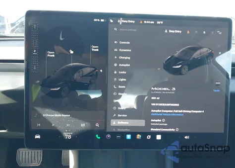 2025 Tesla Model 3 Long Range Rear-Wheel Drive/Standard из США, поврежденный, VIN 5YJ3E1EA3SF062602
